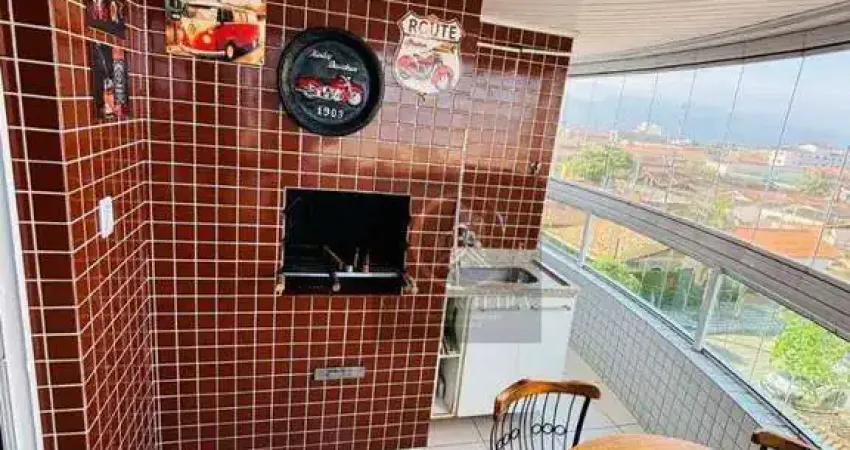 Apartamento com 2 dormitórios à venda, 67 m² por r$ 450.000,00 - vila caiçara - praia grande/sp