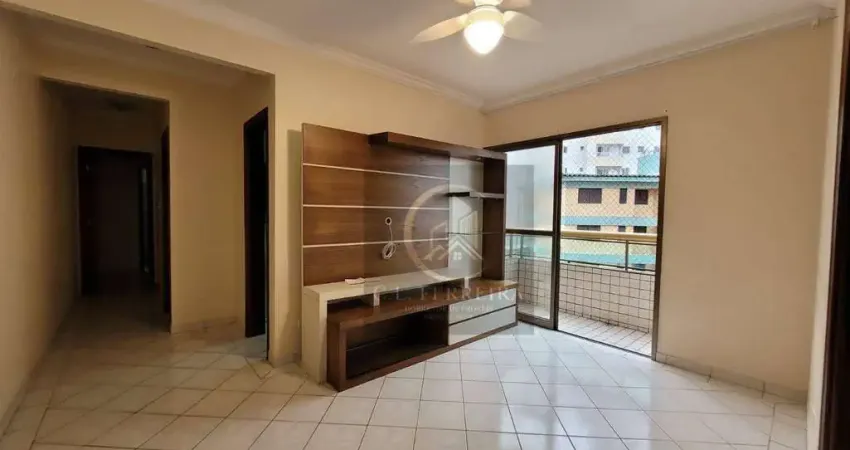 Apartamento com 2 dormitórios à venda, 62 m² por r$ 420.000,00 - caiçara - praia grande/sp