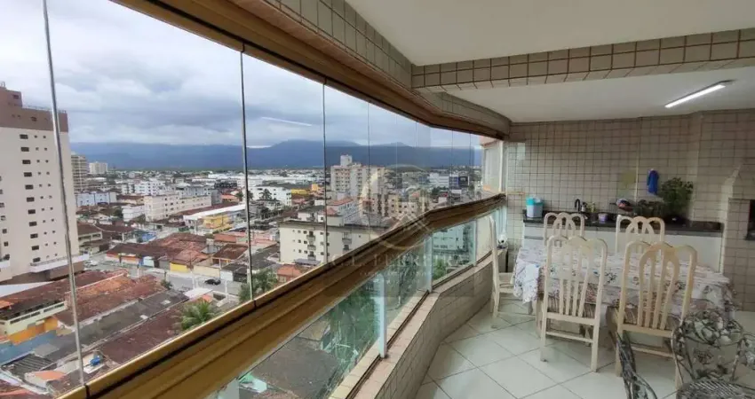 Apartamento com 3 dormitórios à venda, 115 m² por R$ 750.000 - Aviação - Praia Grande/SP