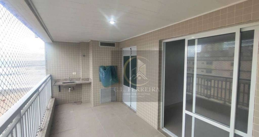Apartamento com 3 dormitórios à venda, 123 m² por R$ 1.600.000,00 - Aviação - Praia Grande/SP