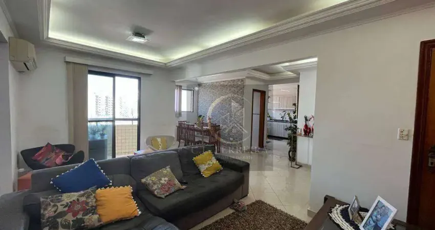 Apartamento com 3 dormitórios à venda, 140 m² por R$ 580.000,00 - Vila Guilhermina - Praia Grande/SP