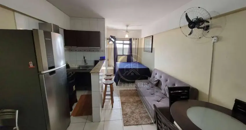 Kitnet com 1 dormitório à venda, 30 m² por r$ 177.000,00 - aviação - praia grande/sp