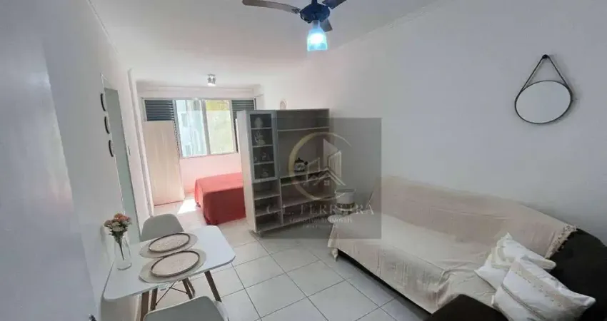 Kitnet mobiliada, com 1 dormitório à venda, 39 m² por r$ 237.000 - vila guilhermina - praia grande/sp