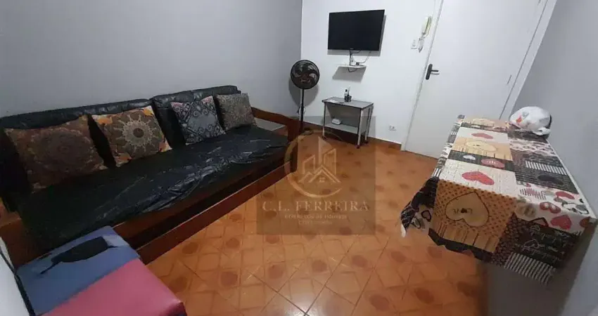 Kitnet com 1 dormitório à venda, 32 m² por r$ 230.000,00 - vila guilhermina - praia grande/sp