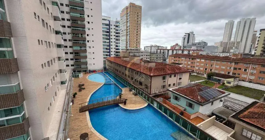 Apartamento com 2 dormitórios à venda, 72 m² por r$ 725.000,00 - canto do forte - praia grande/sp