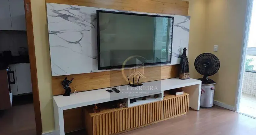 Apartamento com 2 dormitórios à venda, 80 m² por r$ 490.000,00 - vilamar - praia grande/sp