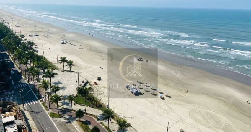 Cobertura com 04 dormitórios à venda, frente mar - 174 m² por r$ 1.350.000 - caiçara - praia grande/sp