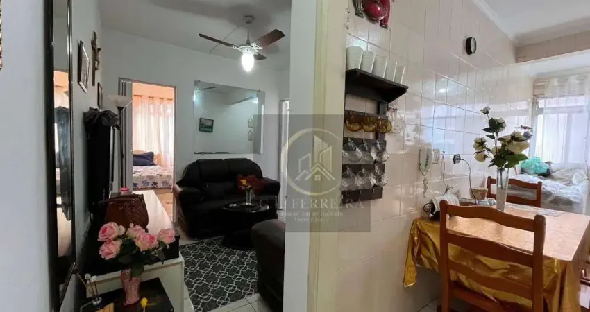 Apartamento com 2 dormitórios à venda, 45 m² por r$ 320.000,00 - tupi - praia grande/sp