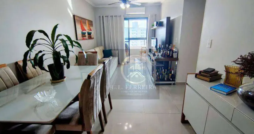 Apartamento 2 dormitórios sendo 1 suíte na tupi praia grande/sp