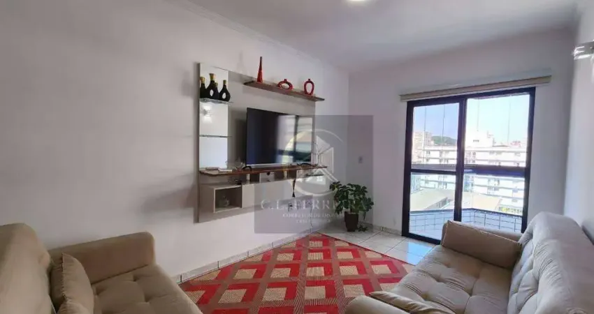 Apartamento com 2 dormitórios à venda, 82 m² por r$ 580.000,00 - canto do forte - praia grande/sp