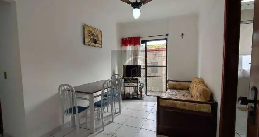 Apartamento com 1 dormitório à venda, 45 m² por r$ 320.000,00 - tupi - praia grande/sp