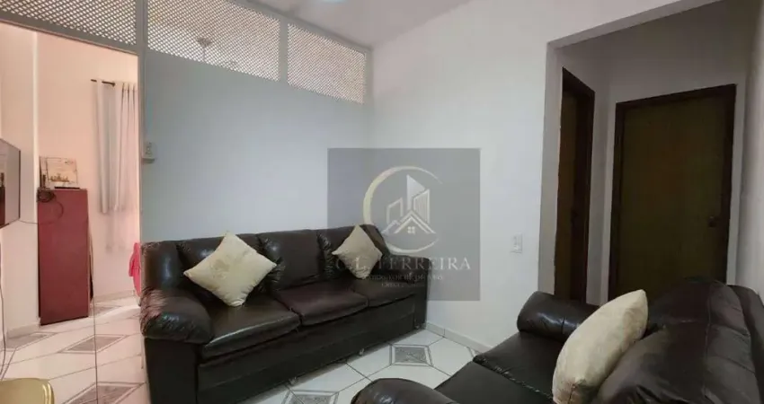 Apartamento com 1 dormitório à venda, 48 m² por r$ 299.000 - canto do forte - praia grande/sp