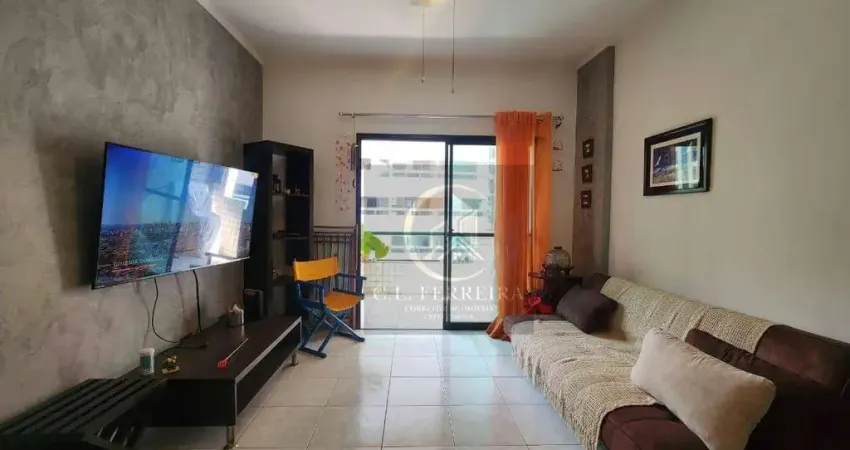 Apartamento com 2 dormitórios à venda, 84 m² por r$ 620.000 - canto do forte - praia grande/sp