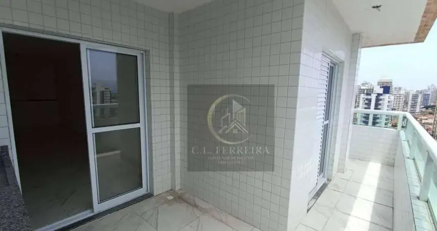 Apartamento novo  2 dorms( sendo 1 suíte) à venda, 76 m² por r$ 0 - vila guilhermina - praia grande/sp