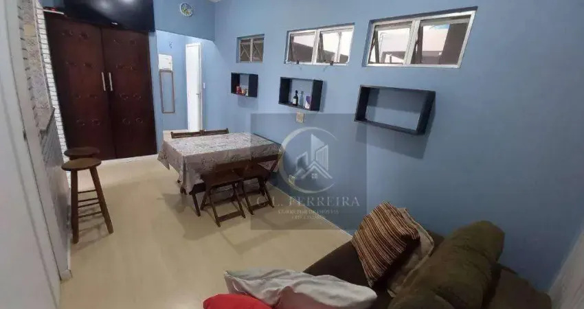 Kitnet com 1 dormitório à venda, 30 m² por r$ 145.000,00 - jardim imperador - praia grande/sp