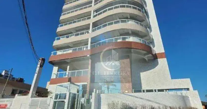 Apartamento com 1 dormitório à venda, 43 m² por r$ 375.000,00 - maracanã - praia grande/sp
