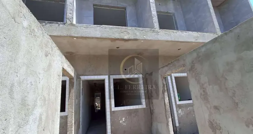 Sobrado com 2 dormitórios à venda, 90 m² por r$ 430.000,00 - mirim - praia grande/sp