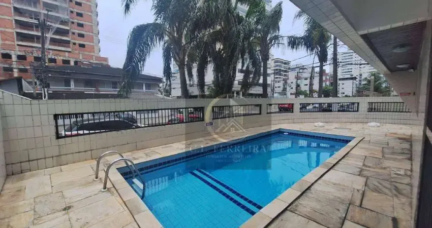 Apartamento com 2 dormitórios à venda, 59 m² por r$ 360.000 - vila guilhermina - praia grande/sp