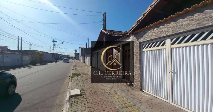 Casa com 2 dormitórios à venda, 70 m² por r$ 330.000,00 - vila antártica - praia grande/sp