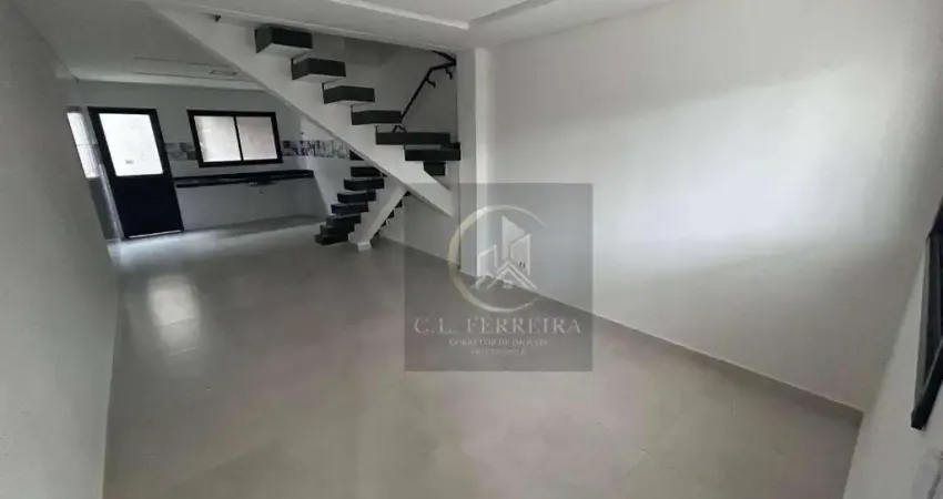 Sobrado com 3 dormitórios à venda, 108 m² por R$ 550.000 - Vila Caiçara - Praia Grande/SP