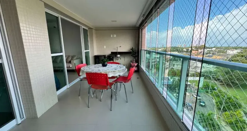 Apartamento à venda com 142m², andar alto, posição sul, arejado, três suítes, três vagas de garagem com 01 depósito, Alphaville I, Paralela, Salvador-
