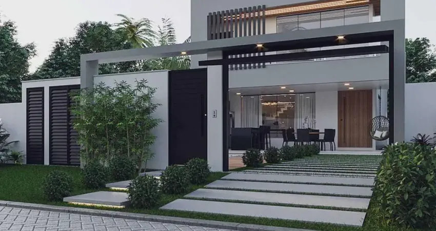Casa em condominio com 4 suites no Recreio dos Bandeirantes.  Projeto com até 4 suítes, piscina, sótão, varanda gourmet e 2 vagas de garagem.