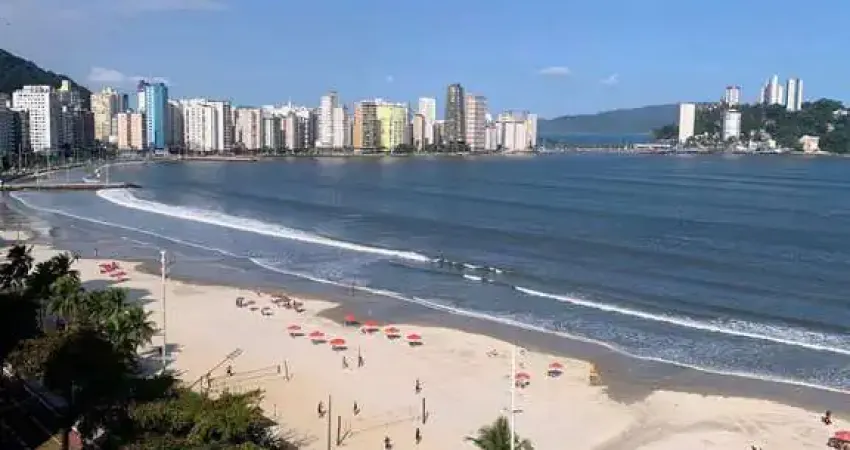 Apartamento com vista total para mar - praia do gonzaquinha, são vicente/sp