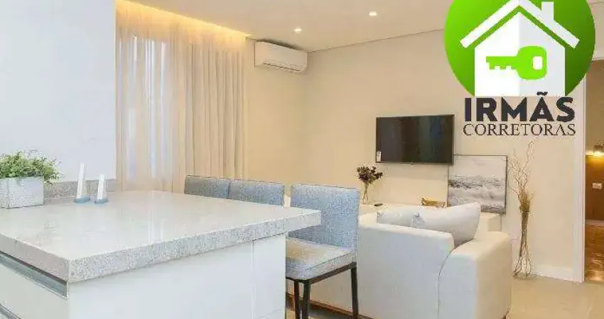 Locação apartamento mobiliado 1 quarto no boqueirão - santos sp