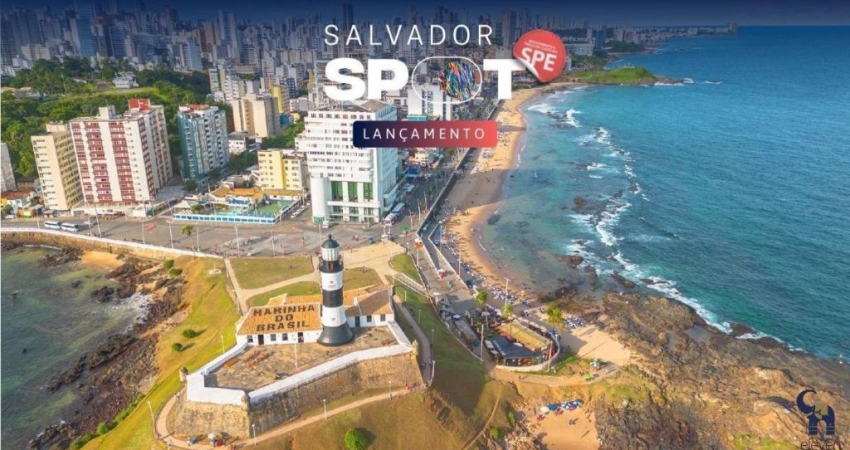 SALVADOR SPOT - ESTÚDIO 20,12 M²UNIDADE FRENTE MAR 