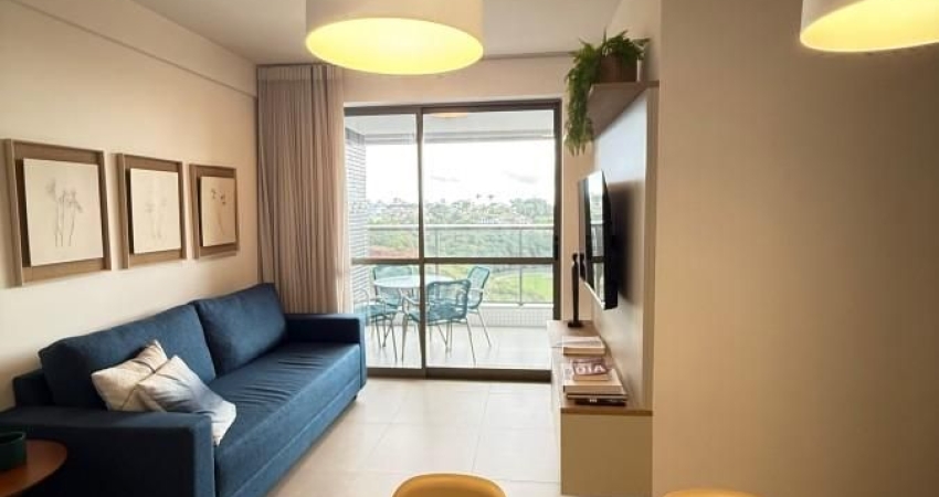 APARTAMENTO PARA ALUGUEL  MOBILIADO NO BEACH CLASS SALVADOR BAIRRO: ONDINA  2/4 COM 67  M2 • VISTA AVENIDA