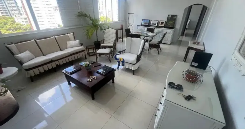 ALUGUEL MOBILIADO   ANUAL COM CAUÇÃO COM 3/4 UMA SUITE VISTA MAR NA MELHOR LOCALIZAÇÃO DA GRAÇA   ANDAR ALTO