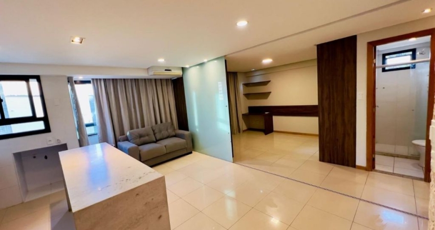 APARTAMENTO DE 1/4, A VENDA EM ARMAÇÃO   O IMÓVEL POSSUI 40M² DE ÁREA PRIVATIVA DISTRIBUÍDOS DA SEGUINTE FORMA: