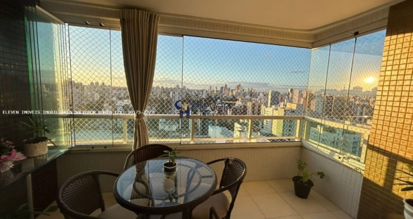 APARTAMENTO PARA LOCAÇÃO  ANUAL COM CAUÇÃO NA PITUBA  2 SUÍTES   96M2 MOBILIADO  LAVABO  ANDAR ALTO 