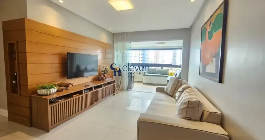 CAMINHO DAS ÁRVORES  BELO APARTAMENTO DE TRÊS QUARTOS, SENDO UMA SUÍTE, 117,00MTRS,  NASCENTE,