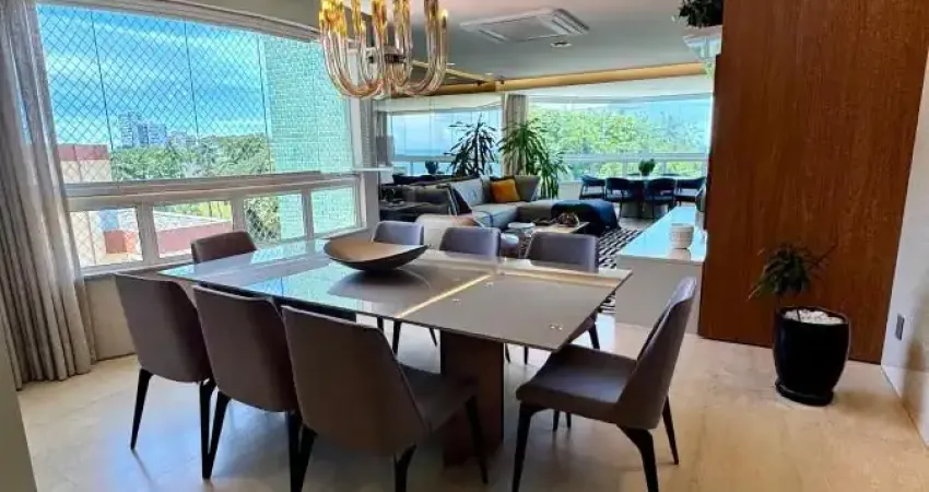 Apartamento espetacular no morro do gato, ondina, 3 suites vista mar infra e 3 vagas