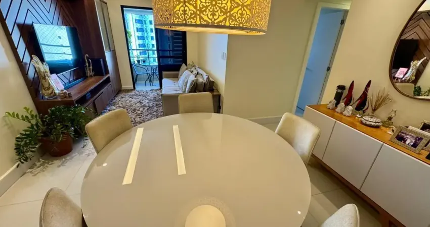 Apartamento pituba 3 quartos (1 suíte) com varanda, nascente e infraestrutura completa com infra e duas vagas 