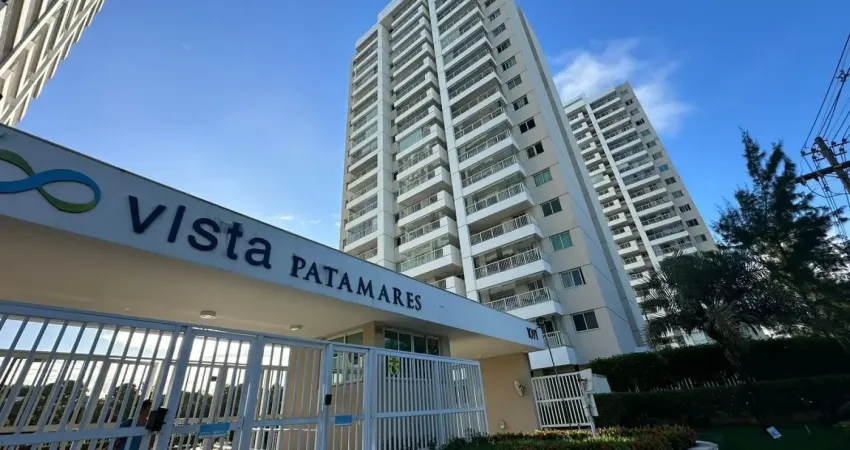 Vista patamares - 3/4 uma suite reformado e mobiliado 1 vagas e infra