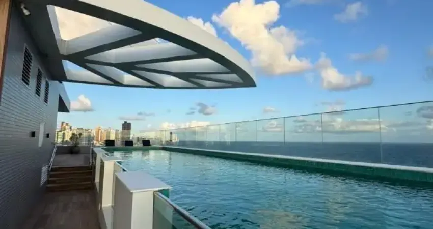 Apartamento à venda no nau barra 2/4 com uma suíte . 66m2 . varandão