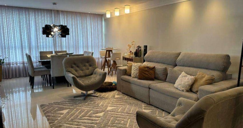 Apartamento Mobiliado com 3 suítes para alugar, 126 m² por R$ 7.000/mês - Centro - Balneário Camboriú/SC