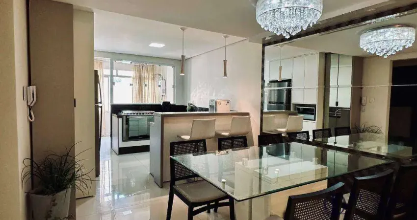 Apartamento Mobiliado com 3 dormitórios para alugar, 80 m² por R$ 9.343/mês - Centro - Balneário Camboriú/SC