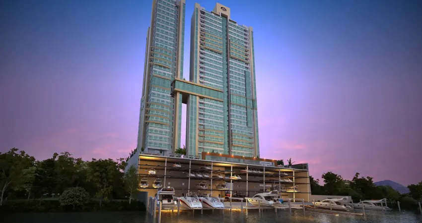 Marina beach towers - apartamento alto padrão próximo à marina tedesco