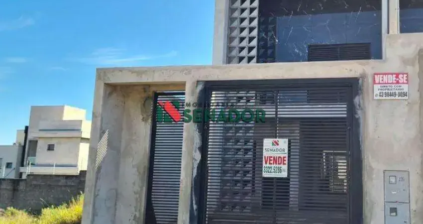 Sobrado à venda em londrina, parque tauá, com 3 quartos, com 143.91 m²