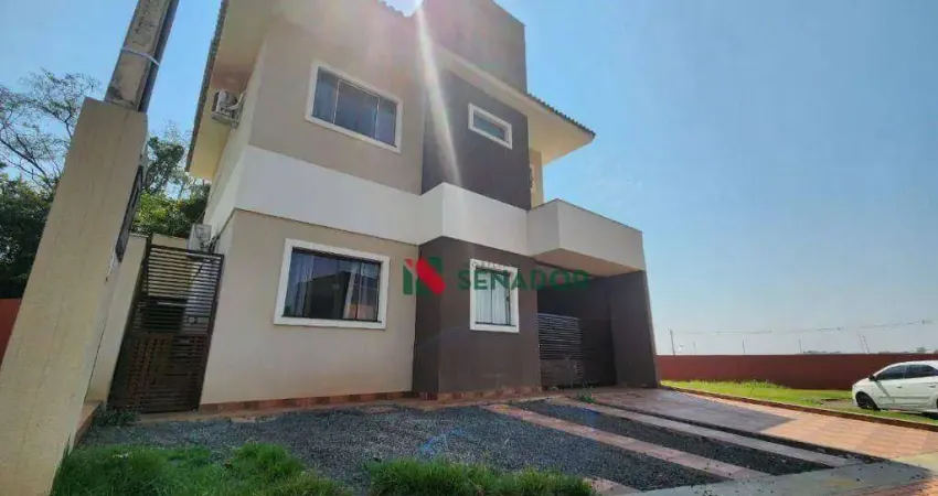 Lindo Sobrado em Condomínio Fechado com 3 dormitórios à venda, 139 m² por R$ 800.000 - Heimtal - Londrina/PR