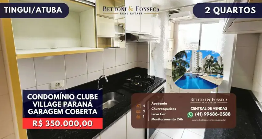 Apartamento de 2 quartos, decimo andar, garagem coberta