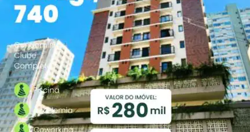 Kitnet / Stúdio à venda na Rua Tibagi, 740, Centro, Curitiba