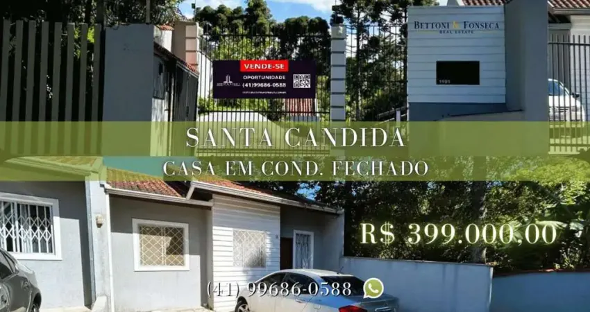 Casa em condomínio fechado com 3 quartos à venda na Rua Theodoro Makiolka, 1191, Santa Cândida, Curitiba