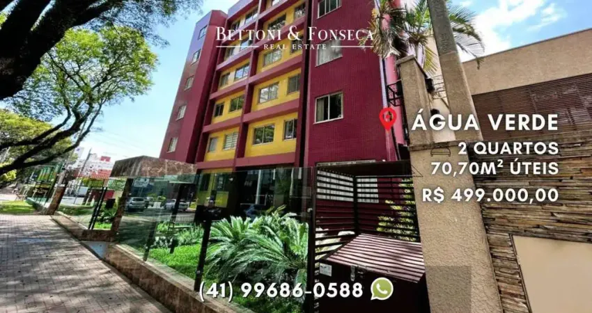 Apartamento com 2 quartos à venda na Rua Guilherme Pugsley, 1835, Água Verde, Curitiba