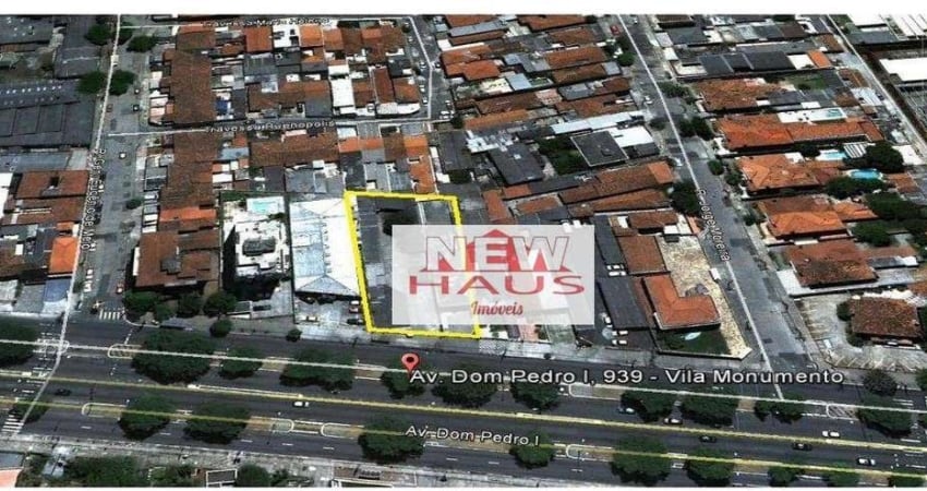Terreno à venda na Avenida Dom Pedro I, Vila Monumento, São Paulo