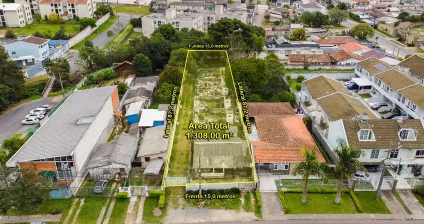 Terreno a venda - 1308n m2 totais - Bairro Boqueirão em Curitiba-Pr Excelente oportunidade