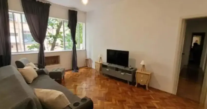 Amplo apartamento sala 2 quartos na parte baixa da professor gastão bahiana - copacabana